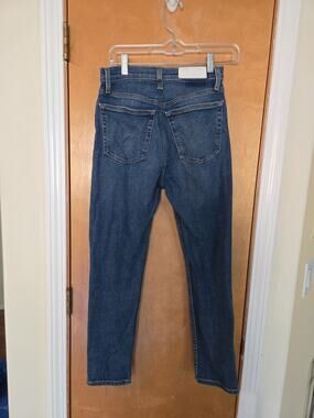 Re/Done 26x26 90s High Rise Crop Jeans